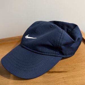 Nike infant Navy Blue Cap with White Swoosh